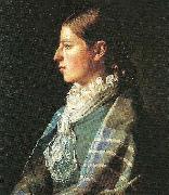 Michael Ancher portraet af anna brondum oil painting artist